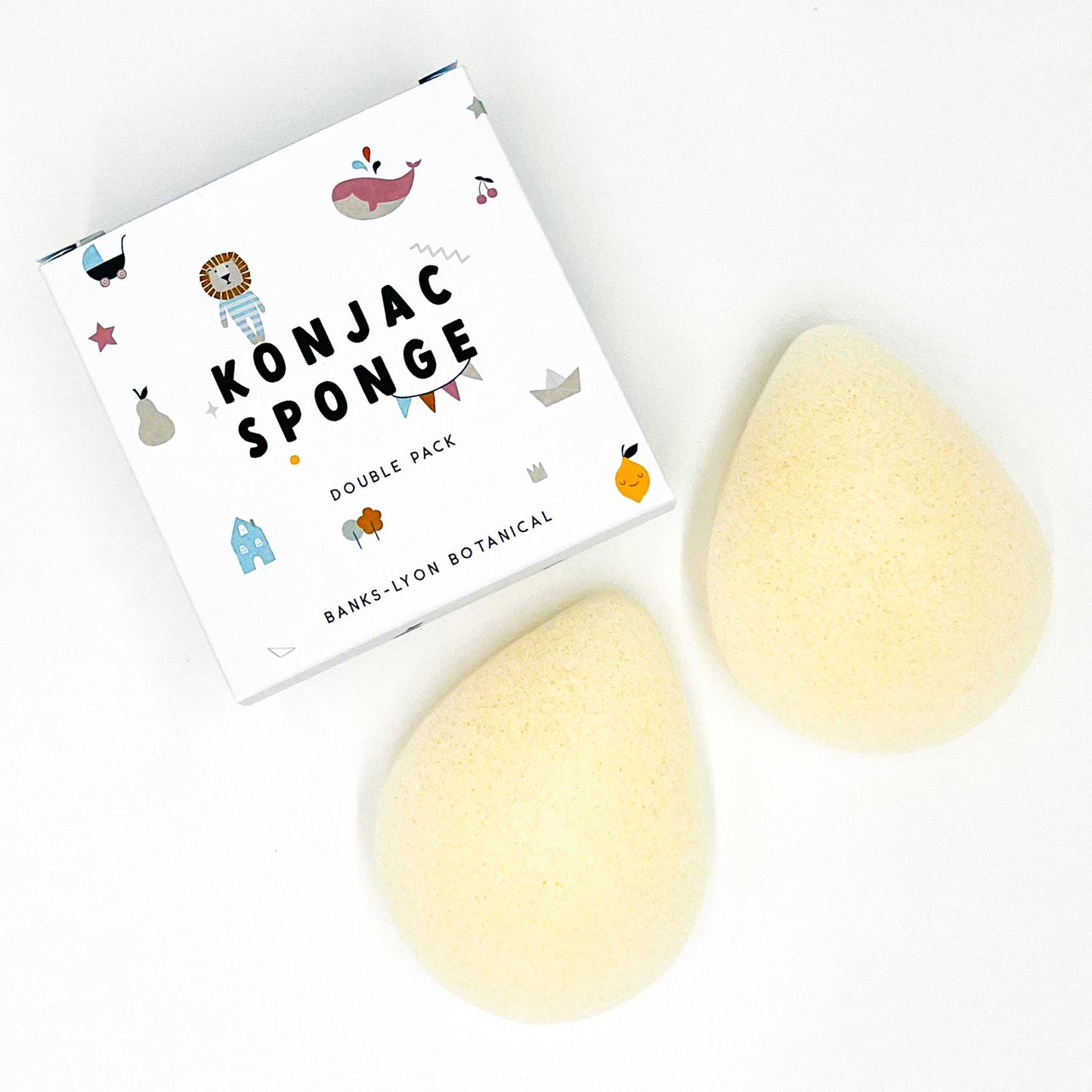 Konjac Sponge – Double Pack