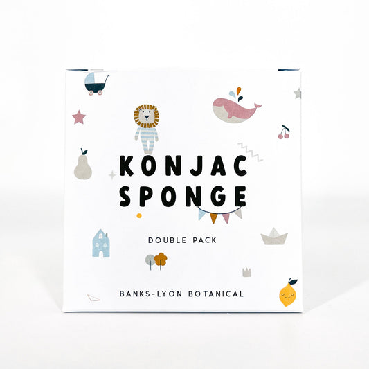 Konjac Sponge – Double Pack