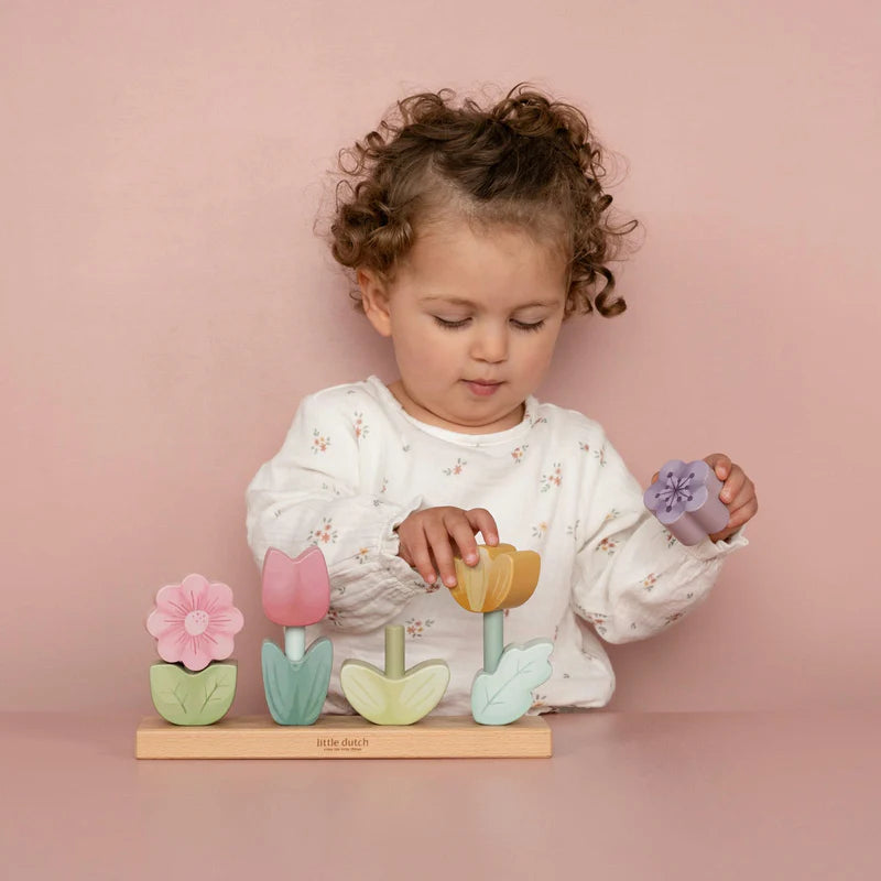 Stacking Puzzle Flowers FSC - Fairy Garden