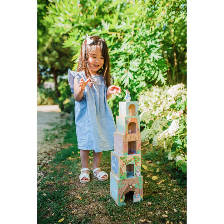 Peter Rabbit™ Wooden Stacking Cubes