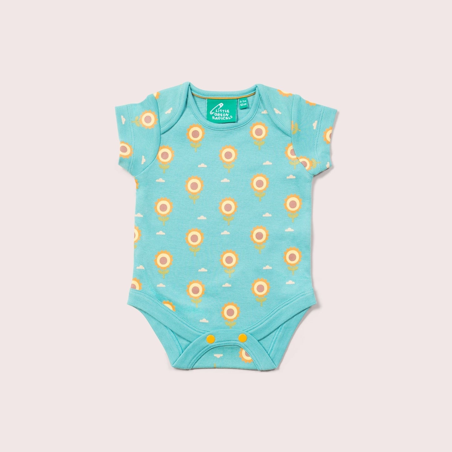 *SALE*Sunflowers Organic Baby Bodysuit