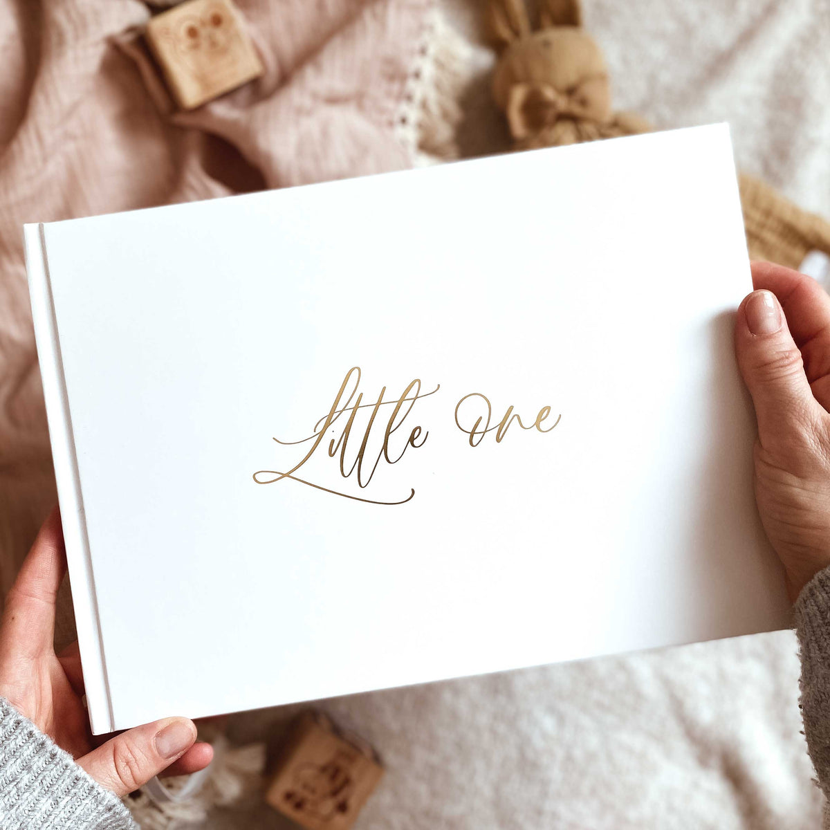 White (Baby Journal) - gift for new parents baby shower book