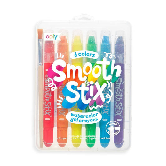 Ooly Smooth Stix: Watercolor Gel Crayons (7 PC Set)