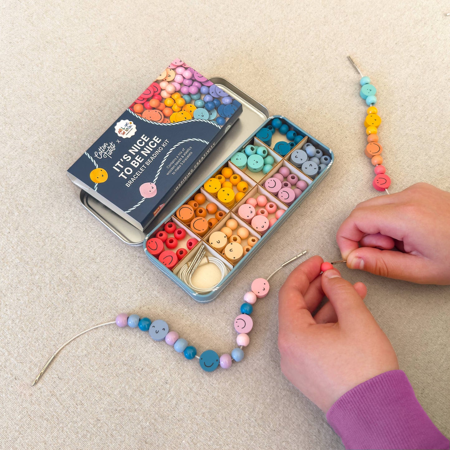 It's Nice To Be Nice Bracelet Beading Kit for Children