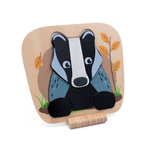 JUMINI Woodland Badger Raised Puzzle