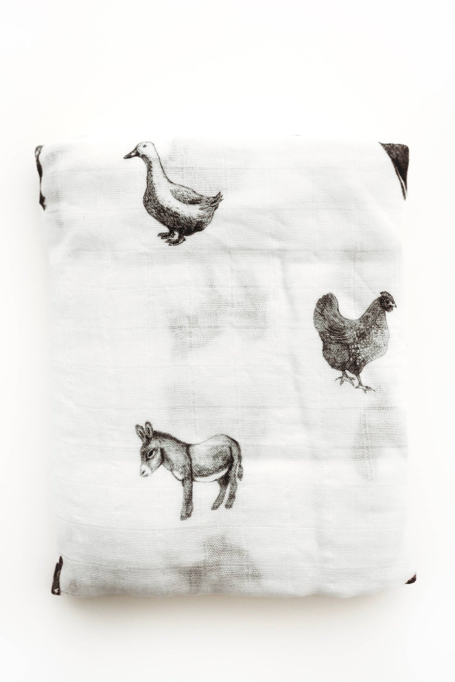 Farm yard friends Muslin Blanket