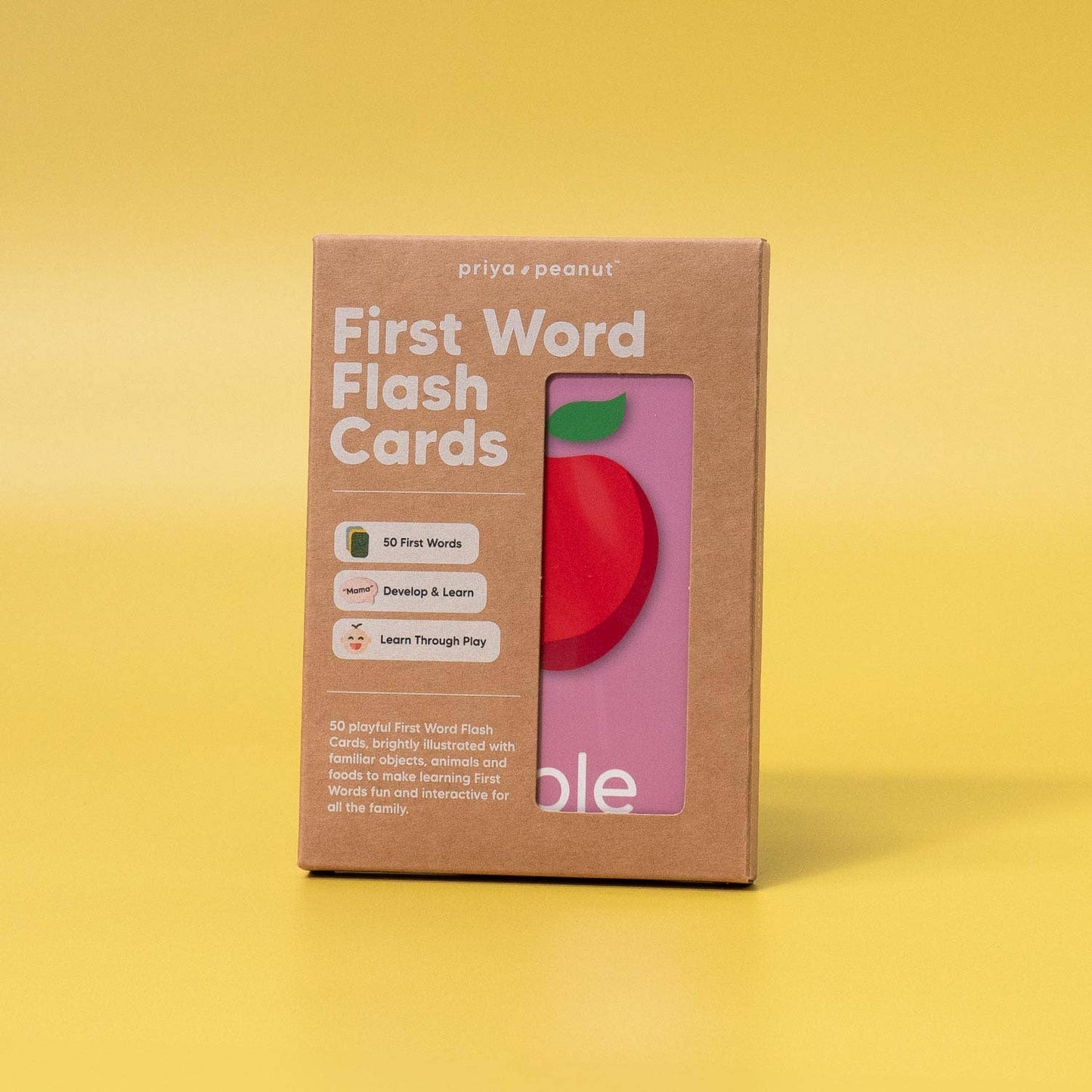 First Word Flash Cards | 50 First Words For Toddlers