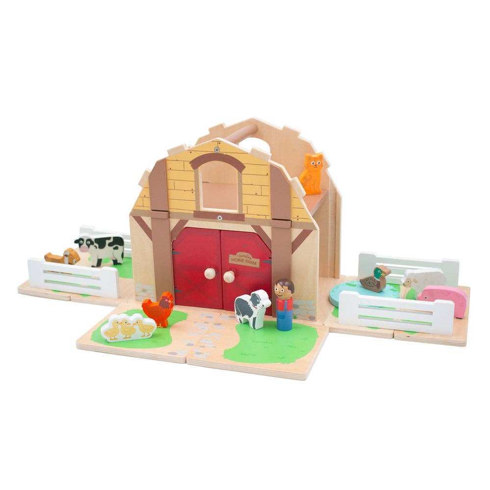 JUMINI Home Farm Barn Set (incl animals)