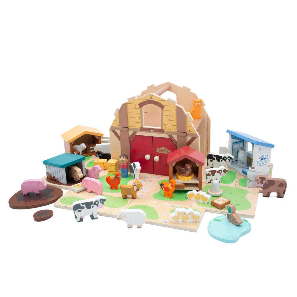 JUMINI Home Farm Barn Set (incl animals)