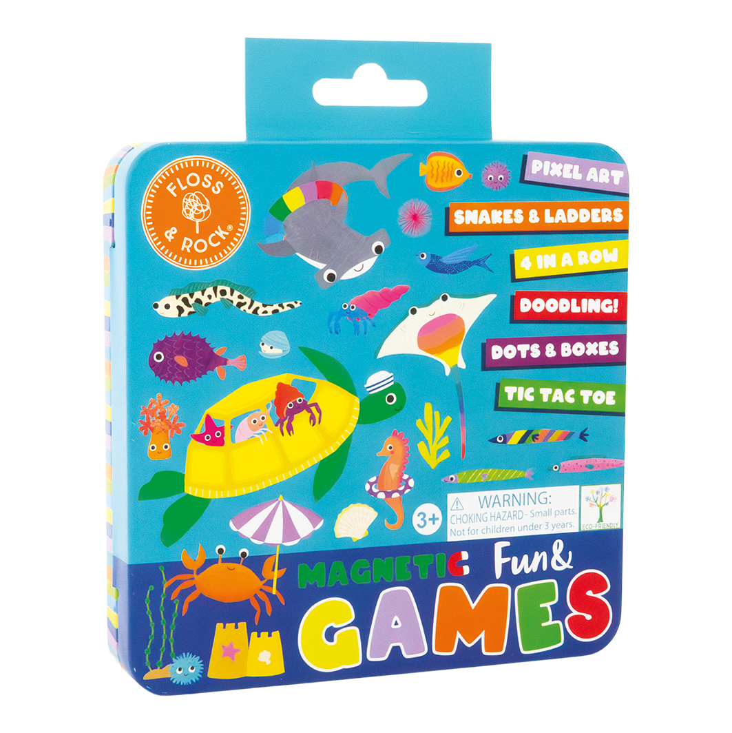 Magnetic Fun & Games Tin - Ocean