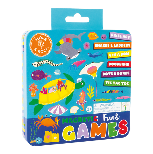 Magnetic Fun & Games Tin - Ocean