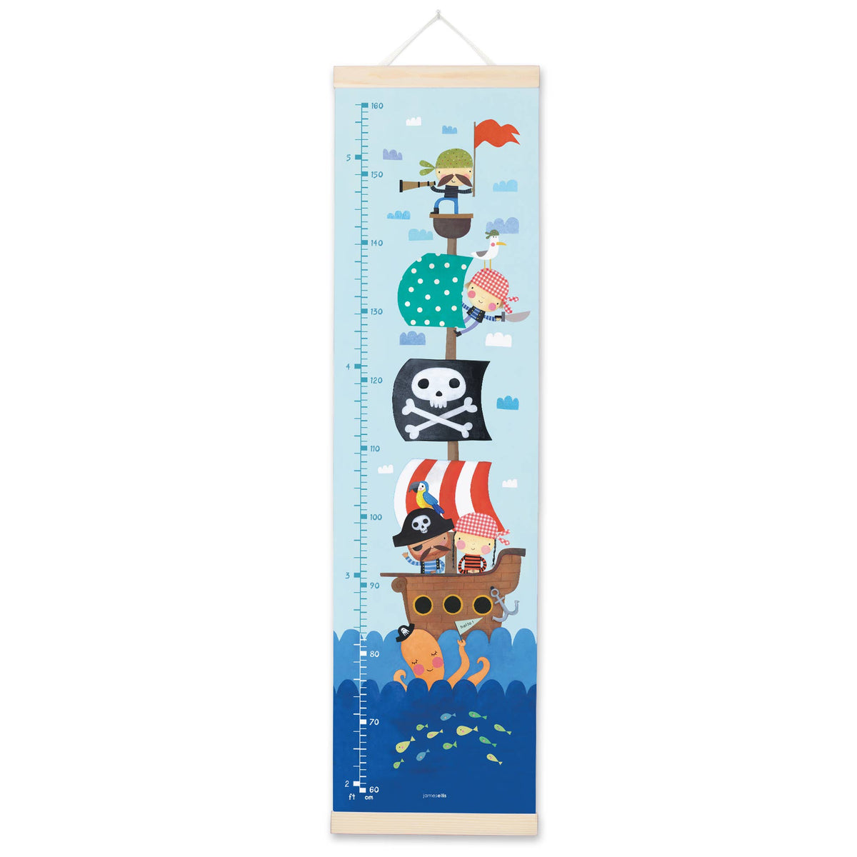 Pirate Growth Height Chart