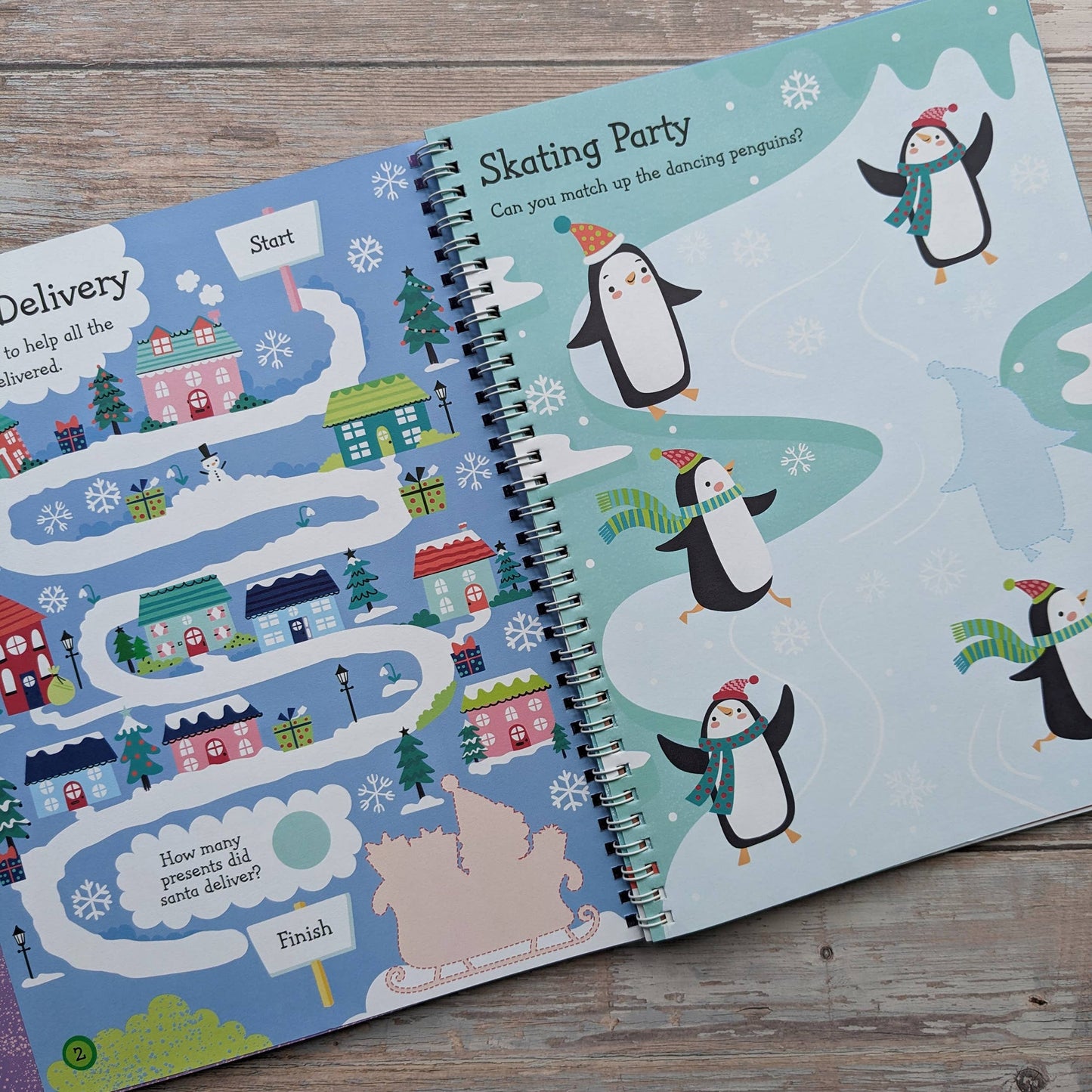 Big Sticker Book Christmas - Santa