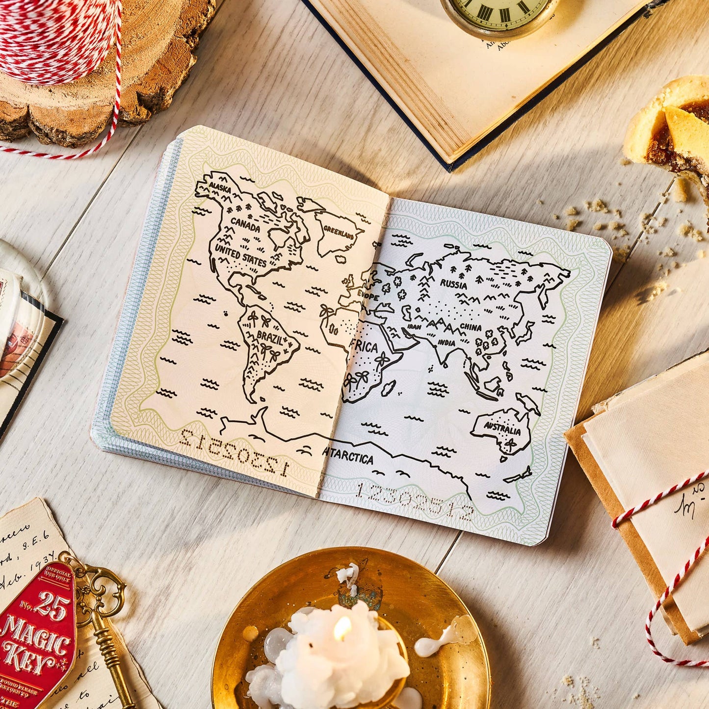 Santa Claus Christmas Passport