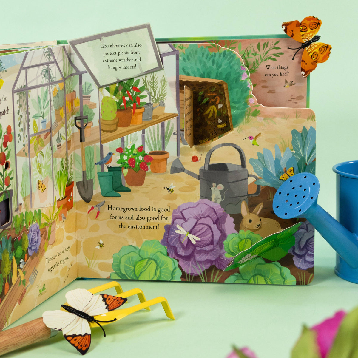 Let's Explore The Garden - Children's Lift-The-Flap Book