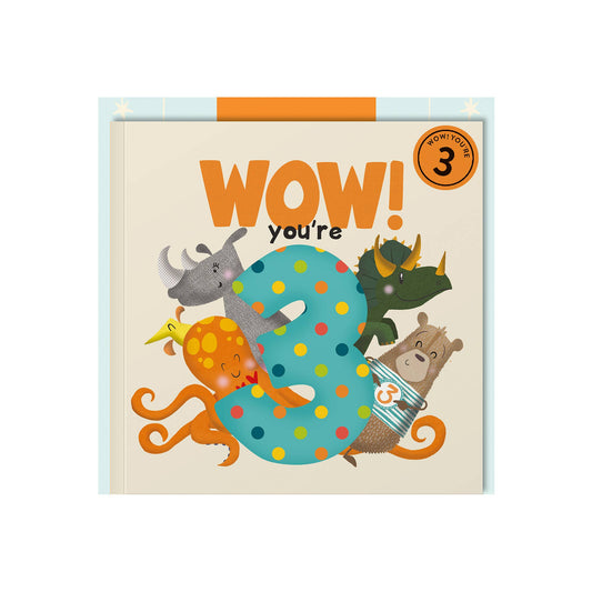 Wow! You're 3 - Birthday Book