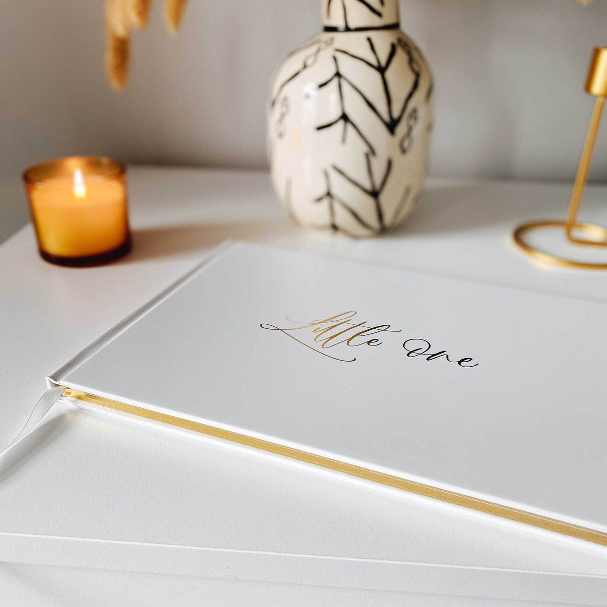 White (Baby Journal) - gift for new parents baby shower book