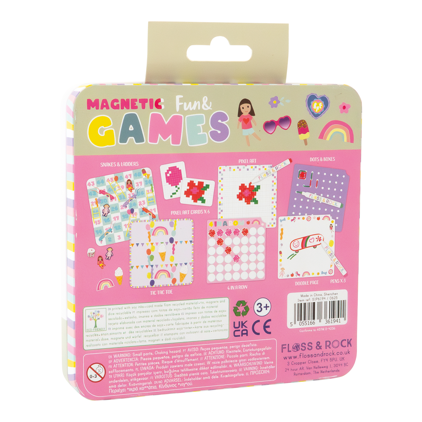 Magnetic Fun & Games Tin - Best Friends