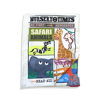 Jo & Nic's Crinkly Cloth Books - Safari Animals