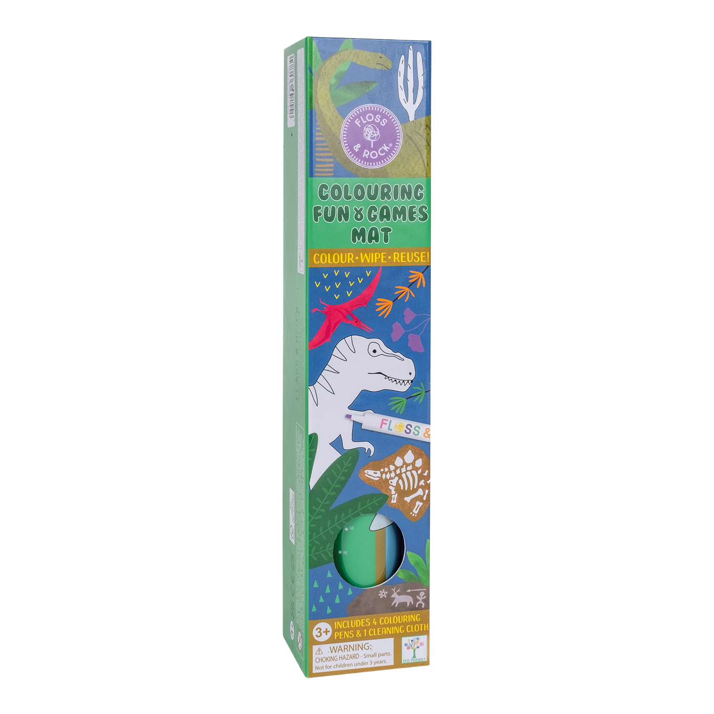 Dino Colouring Fun and Games Mat