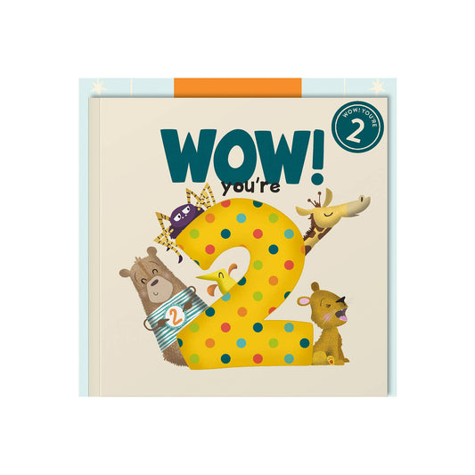 Wow! You're 2 - Birthday Book