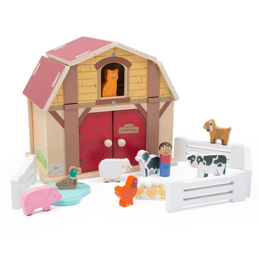 JUMINI Home Farm Barn Set (incl animals)