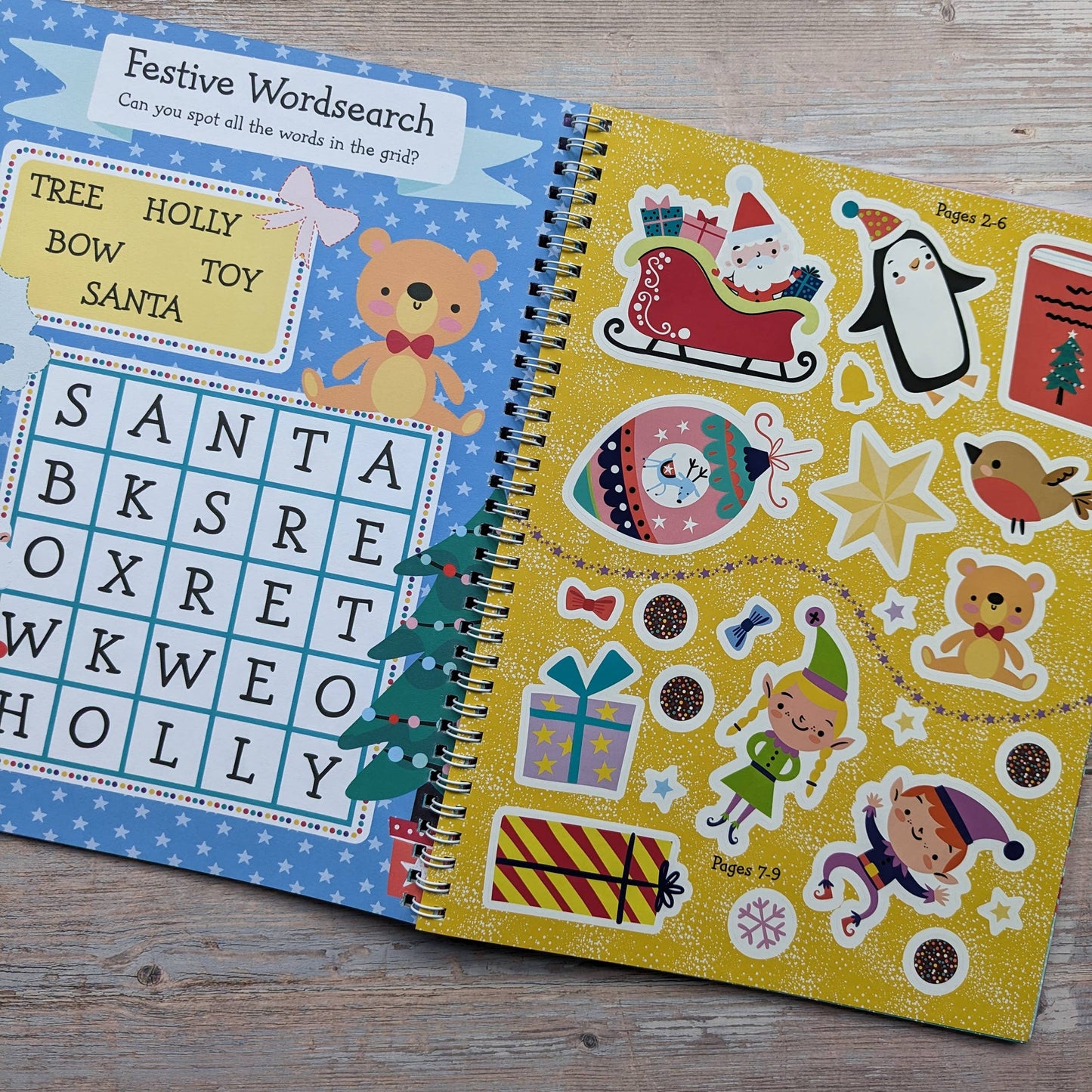 Big Sticker Book Christmas - Santa