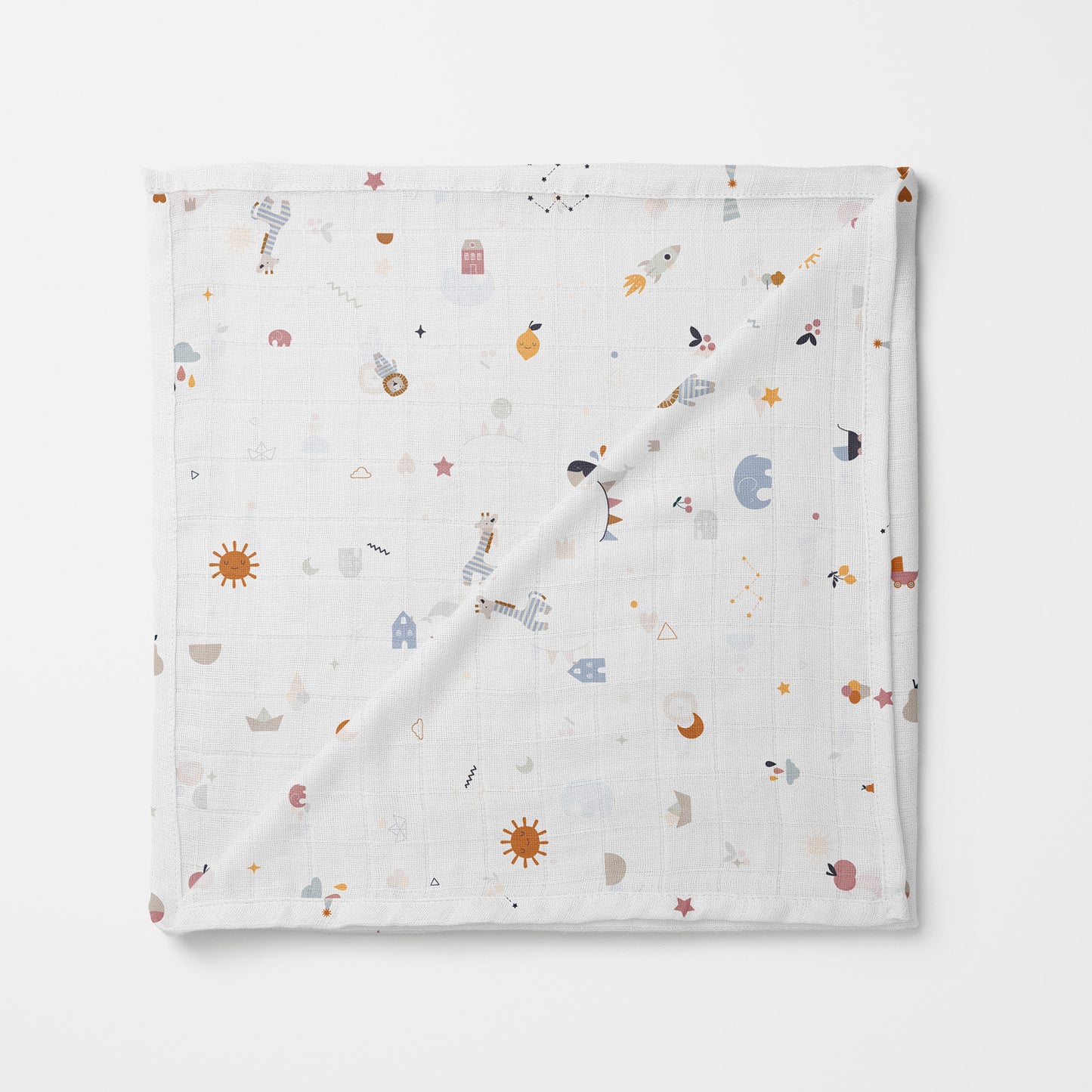 Bamboo Baby Swaddle Blanket, Signature Print