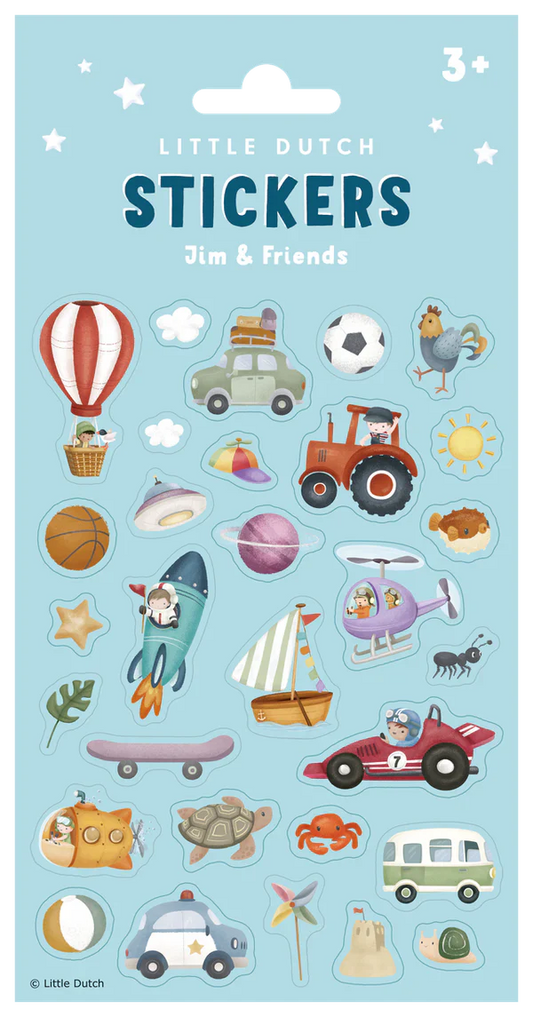 Jim & Friends Sticker Sheet