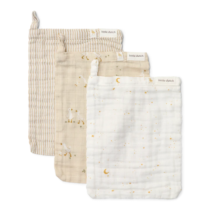 Little Dutch - Wash Cloth Set - Little Goose