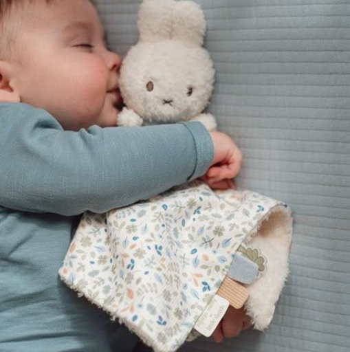 Miffy x Little Dutch Cuddle cloth - Lucky Leaves