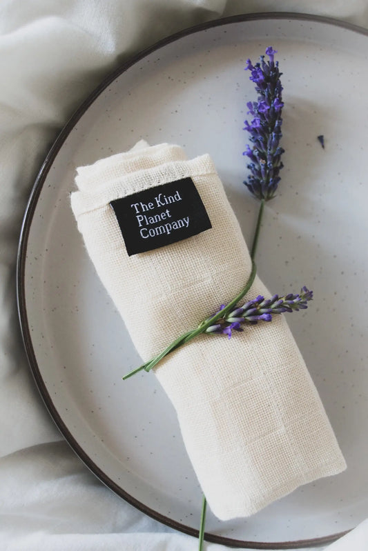 Organic Cotton Muslin Cloths (pack of 3)