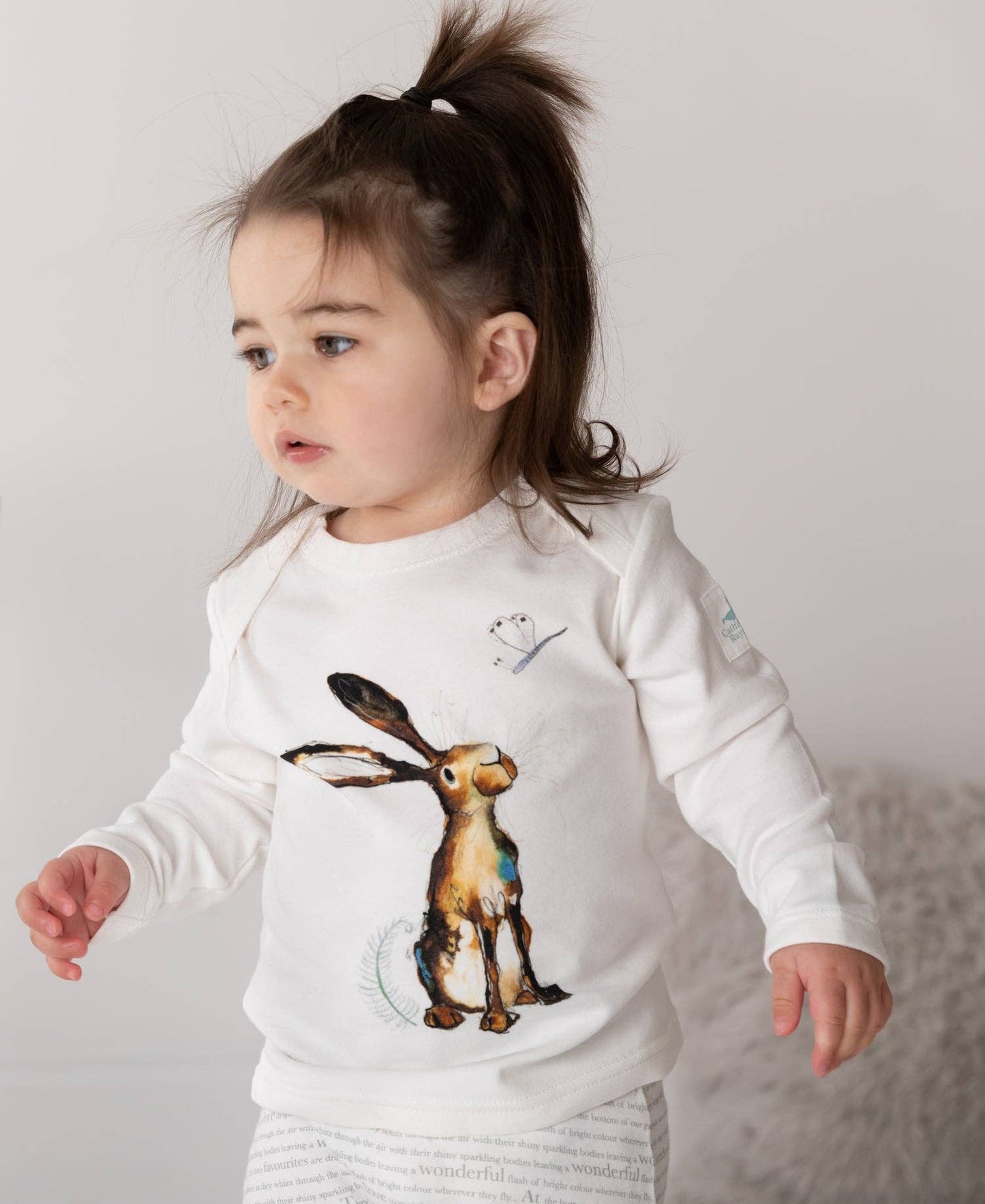 Molly Hare Print Long Sleeve T-Shirt