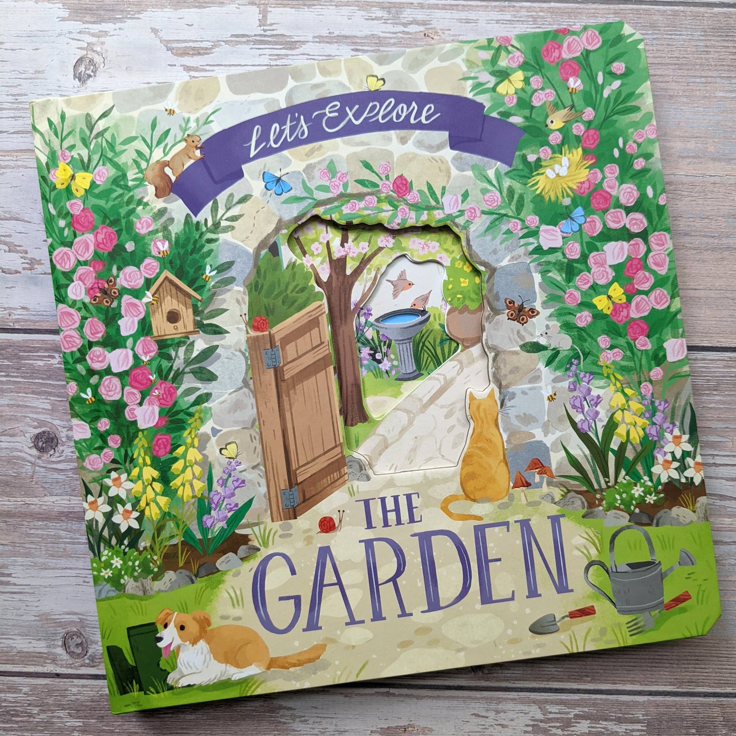 Nature Die Cut Book - Garden